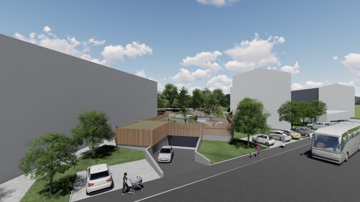 visualisierung wohnanlage neubau